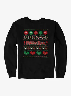 Jim Henson's Fraggle Rock Ugly Christmas Sweater Pattern Sweatshirt