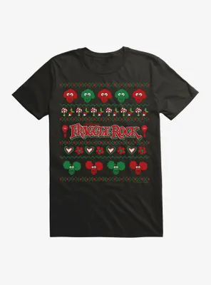 Jim Henson's Fraggle Rock Ugly Christmas Sweater Pattern T-Shirt