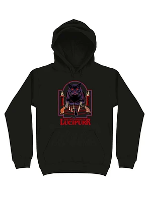 The Conjuring of Lucipurr Hoodie By Steven Rhodes