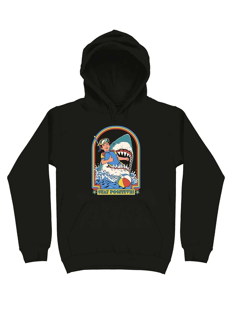 Stay Positive Hoodie By Steven Rhodes