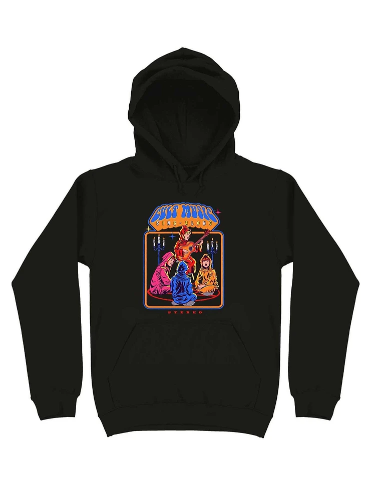 Cult Music Sing-Along Hoodie By Steven Rhodes