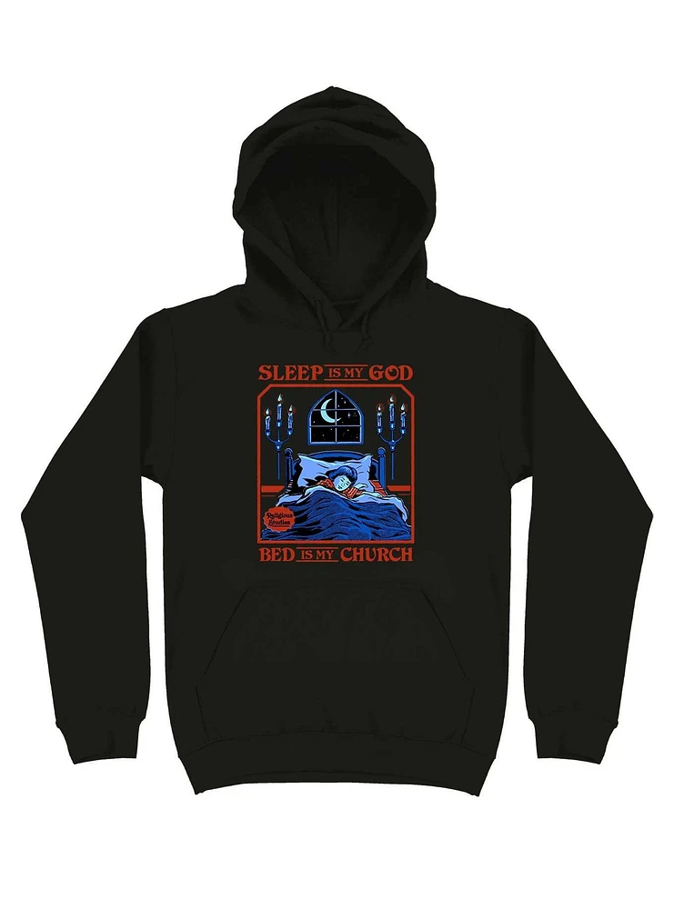 Sleep is my God Hoodie By Steven Rhodes