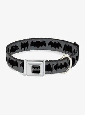 DC Comics Justice League Bat Logo Transitions Seatbelt Buckle Pet Collar