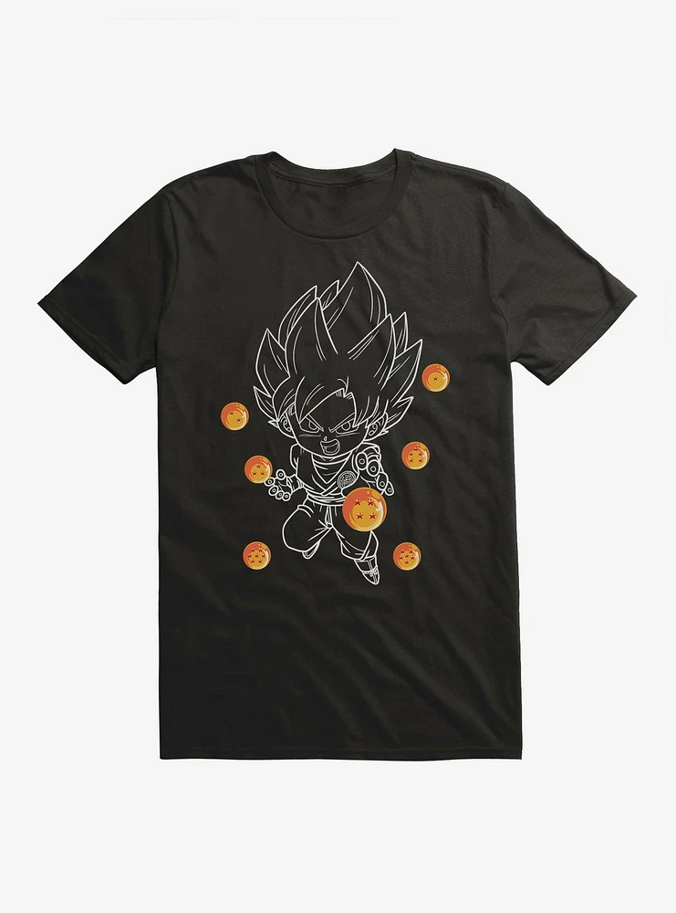 Dragon Ball Super Chibi Goku Saiyan T-Shirt