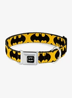 DC Comics Justice League Bat Signal Seatbelt Buckle Pet Collar