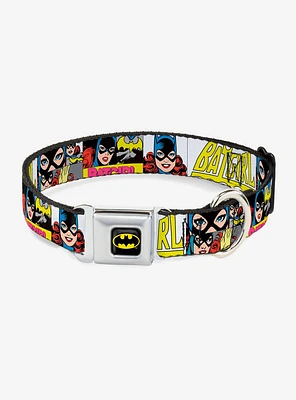 DC Comics Justice League Batgirl Panels Seatbelt Buckle Pet Collar