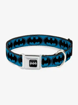 DC Comics Justice League Bat Signal 3 Seatbelt Buckle Pet Collar