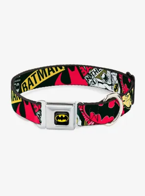 DC Comics Justice League Batman Caped Crusader Seatbelt Buckle Pet Collar