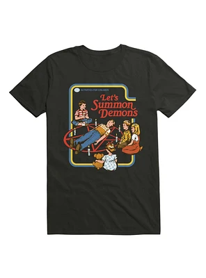 Let's Summon Demons T-Shirt By Steven Rhodes