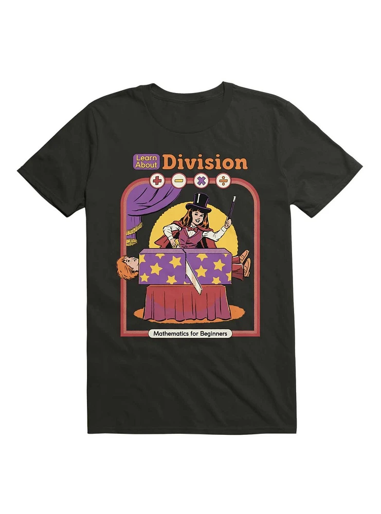 Learn About Division T-Shirt By Steven Rhodes