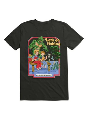 Let's Go Fishing T-Shirt By Steven Rhodes