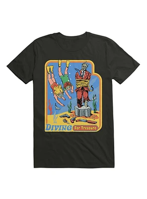 Diving For Treasure T-Shirt By Steven Rhodes