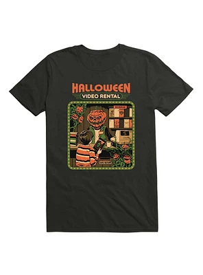 Halloween Video Rental T-Shirt By Steven Rhodes