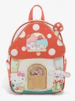Her Universe Hello Kitty And Friends Mushroom House Mini Backpack
