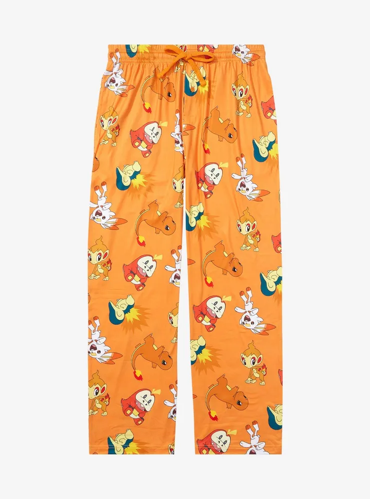 Pokémon Fire Type Allover Print Sleep Pants