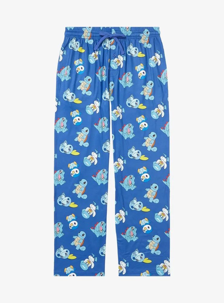 Pokémon Water Type Allover Print Sleep Pants