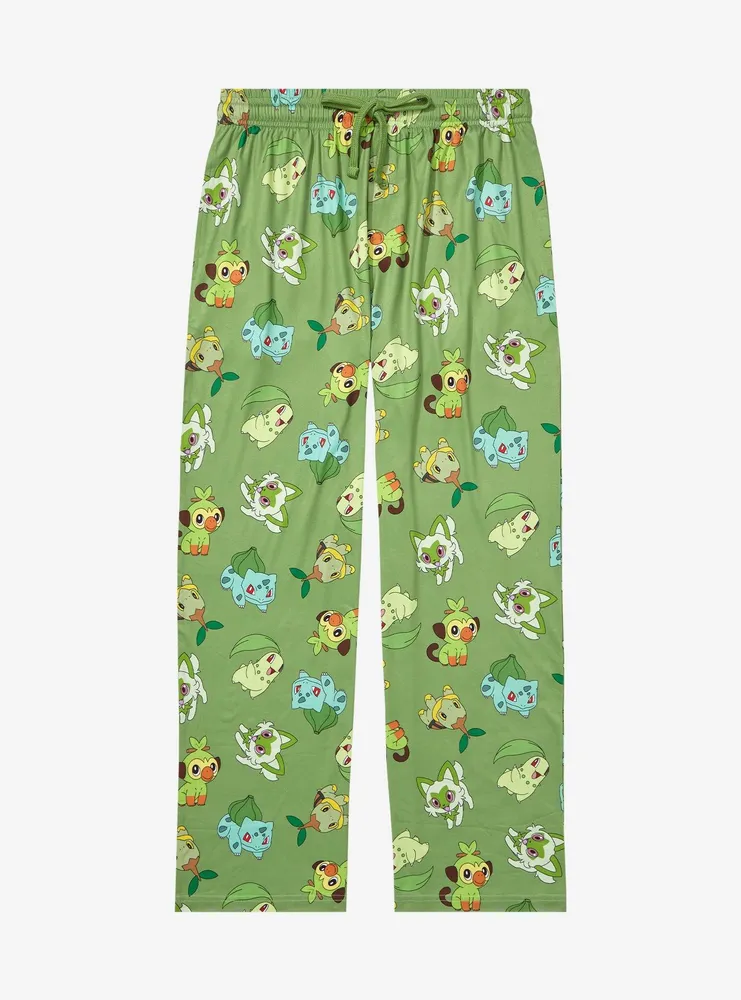 Pokémon Grass Type Allover Print Sleep Pants - BoxLunch Exclusive