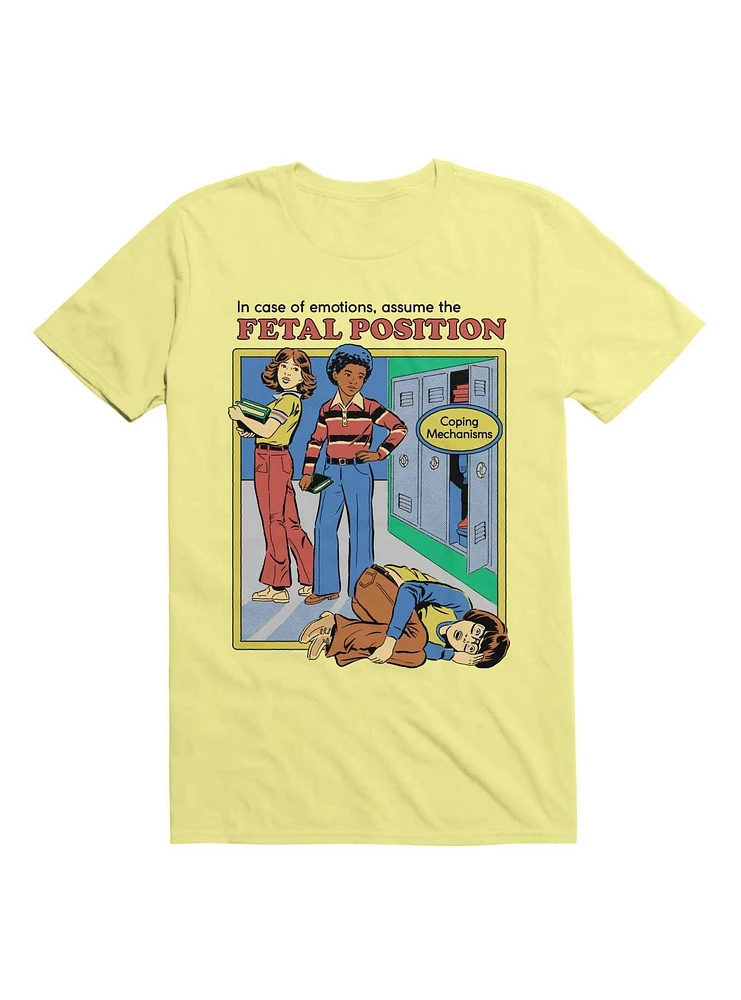 Assume the Fetal Position T-Shirt By Steven Rhodes