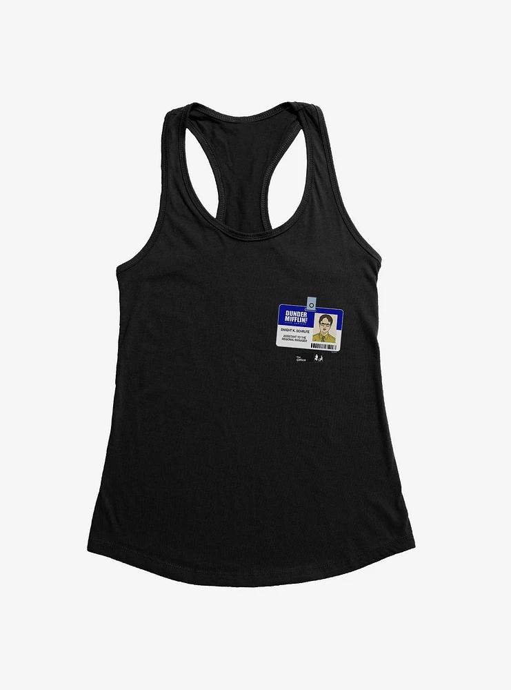 The Office Dwight Badge Girls Tank