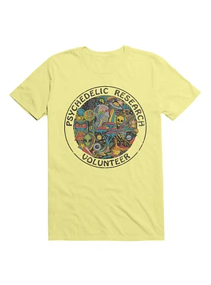 Psychedelic Research Volunteer T-Shirt By Steven Rhodes