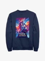 Marvel Thor: Love and Thunder Asgardian Movie Poster Sweatshirt