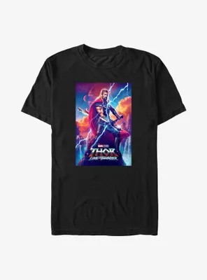 Marvel Thor: Love and Thunder Asgardian Movie Poster T-Shirt
