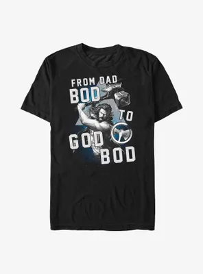 Marvel Thor: Love and Thunder From Dad Bod To God T-Shirt
