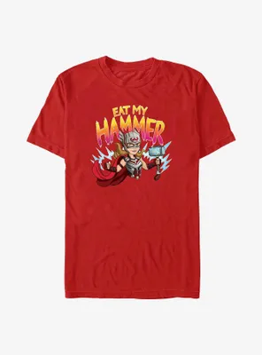Marvel Thor: Love and Thunder Mighty Thor Eat My Hammer T-Shirt