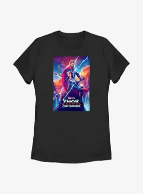 Marvel Thor: Love and Thunder Asgardian Movie Poster Womens T-Shirt