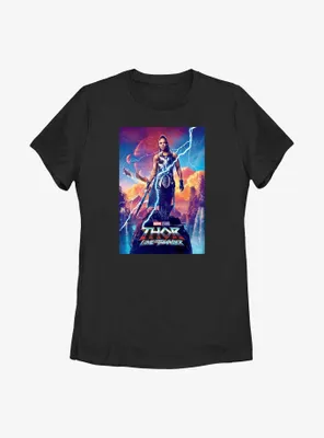 Marvel Thor: Love and Thunder Valkyrie Movie Poster Womens T-Shirt
