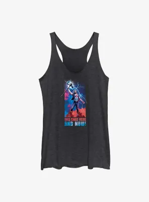Marvel Thor: Love and Thunder Ends Here Now Womens Tank Top