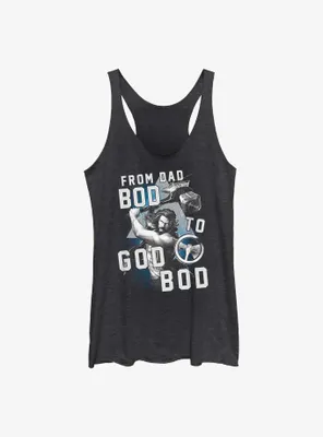 Marvel Thor: Love and Thunder From Dad Bod To God Womens Tank Top