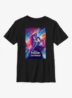 Marvel Thor: Love and Thunder Asgardian Movie Poster Youth T-Shirt