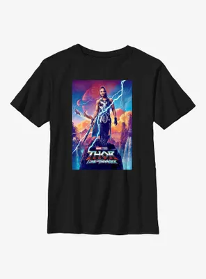 Marvel Thor: Love and Thunder Valkyrie Movie Poster Youth T-Shirt