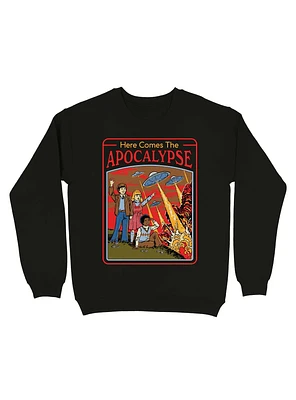 Here Comes The Apocalypse Sweatshirt By Steven Rhodes