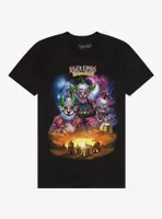 Killer Klowns From Outer Space Trio Tent T-Shirt