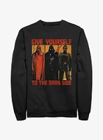 Star Wars Return of The Jedi 40th Anniversary Give Yourself To Dark Side Sweatshirt