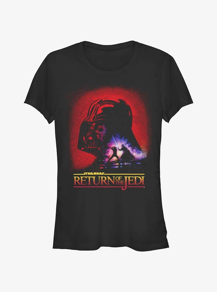 Star Wars Return of the Jedi 40th Anniversary Fated Duel Girls T-Shirt