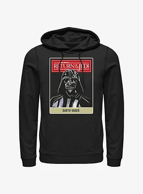 Star Wars Return of the Jedi 40th Anniversary Darth Vader Poster Hoodie