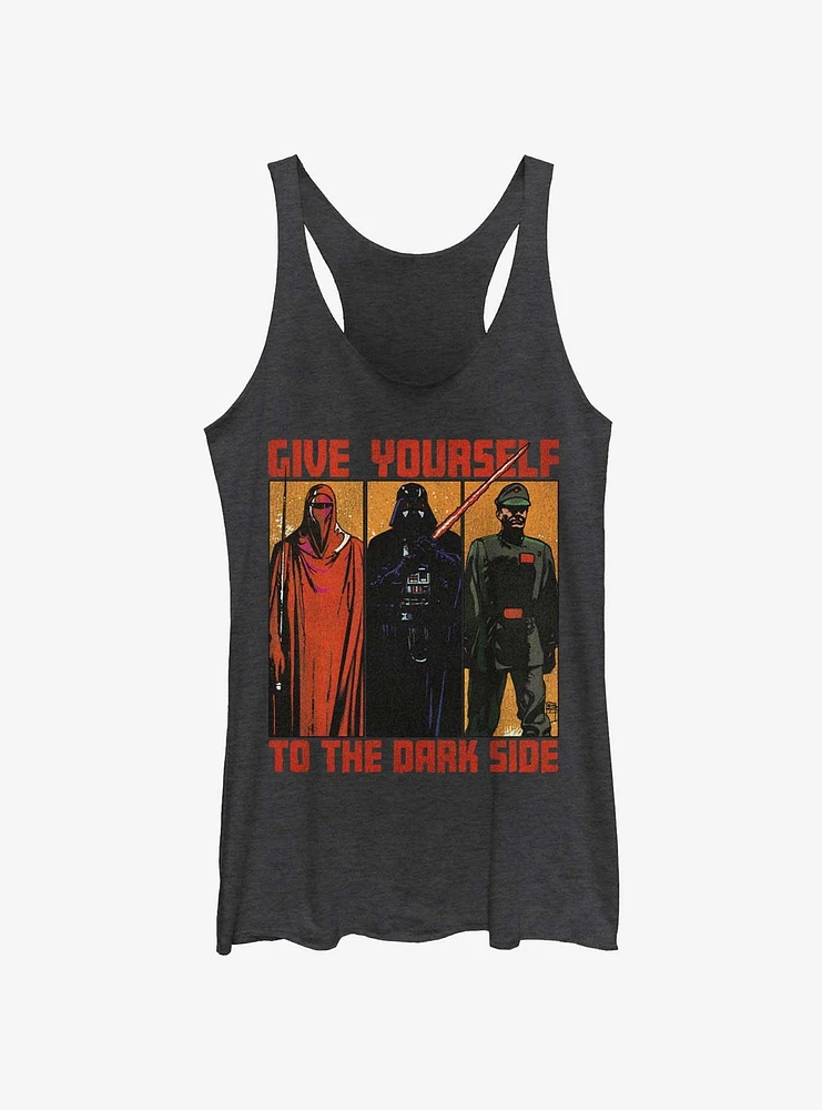 Star Wars Return of The Jedi 40th Anniversary Give Yourself To Dark Side Girls Tank