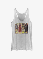 Star Wars Return of the Jedi 40th Anniversary Stained Glass Characters Girls Tank