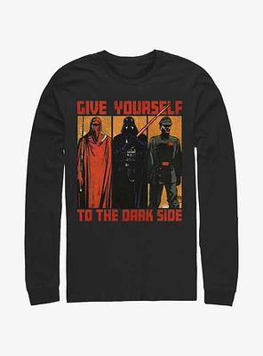 Star Wars Return of The Jedi 40th Anniversary Give Yourself To Dark Side Long-Sleeve T-Shirt