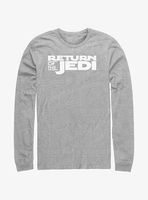 Star Wars Return of the Jedi 40th Anniversary Logo Long-Sleeve T-Shirt