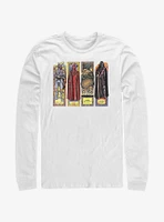 Star Wars Return of the Jedi 40th Anniversary Stained Glass Characters Long-Sleeve T-Shirt