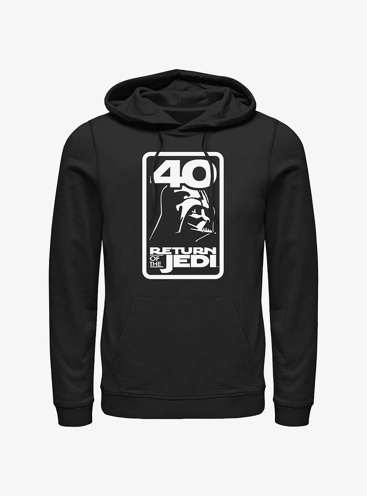 Star Wars Return of the Jedi 40th Anniversary Vader Badge Hoodie