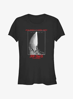 Star Wars Return of the Jedi 40th Anniversary Lightsaber Poster Girls T-Shirt