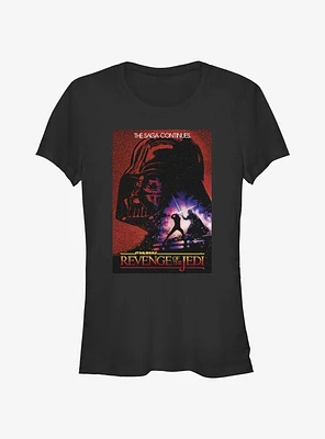 Star Wars Revenge of The Jedi 40th Anniversary Saga Continues Girls T-Shirt