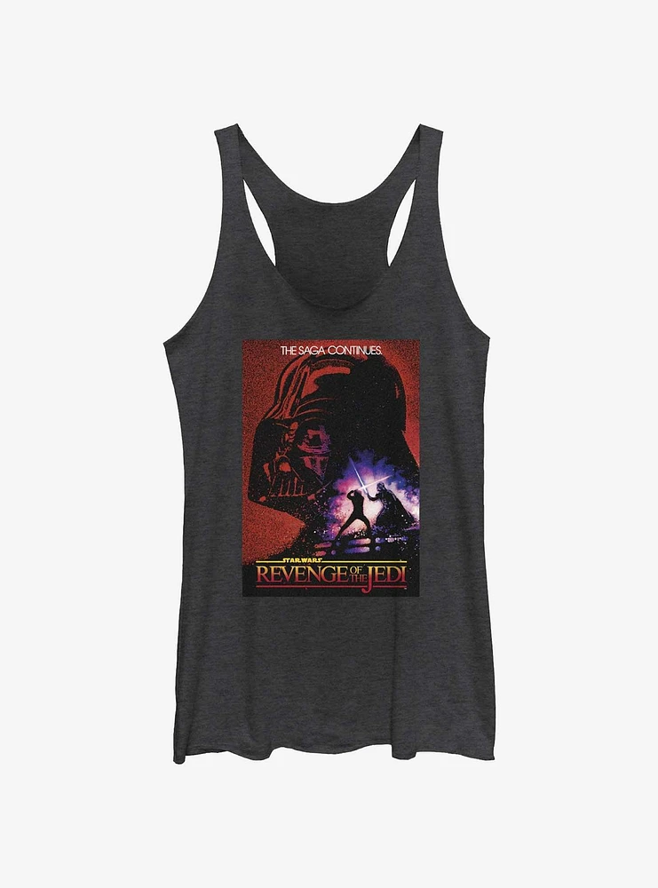 Star Wars Revenge of The Jedi 40th Anniversary Saga Continues Girls Tank