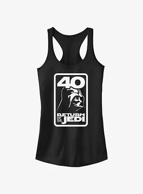 Star Wars Return of the Jedi 40th Anniversary Vader Badge Girls Tank