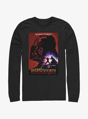 Star Wars Revenge of The Jedi 40th Anniversary Saga Continues Long-Sleeve T-Shirt